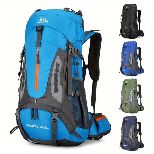 Large Capacity Multifunctional Backpack for Men – 70L Travel, Camping, Hiking, Fishing & Survival Outdoor Bag