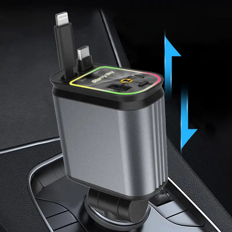 Car Charger with Soft Ambient LED