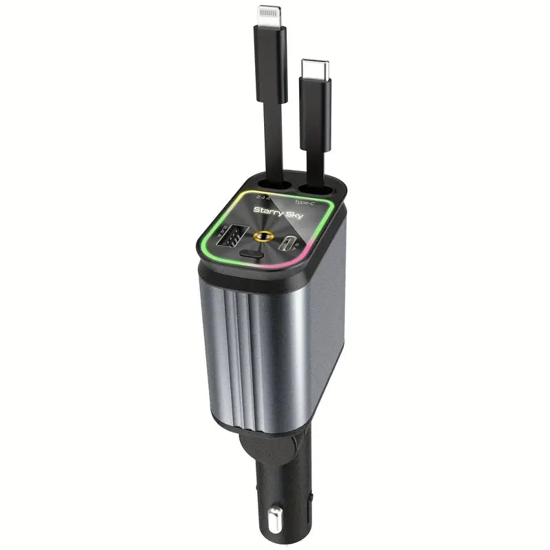 Car Charger with Soft Ambient LED