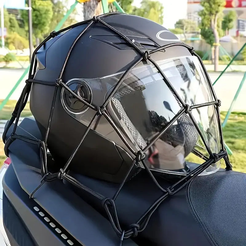 Elastic Motorcycle Helmet Holder Net