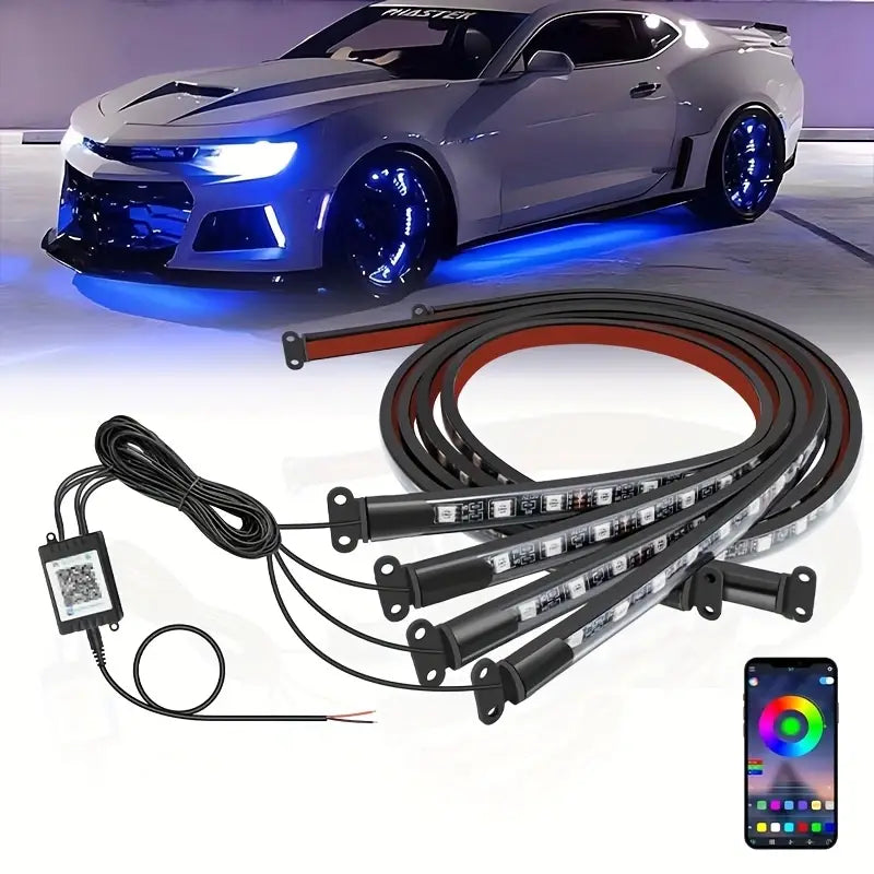 RGB LED Car Light Bar