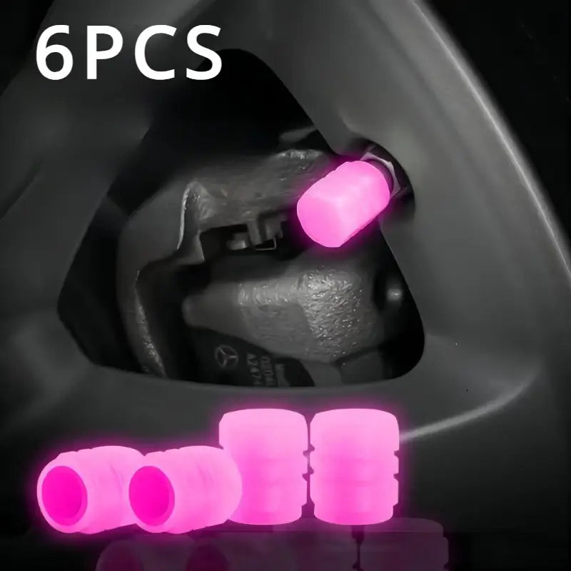 6PCS LED Tire Valve Caps