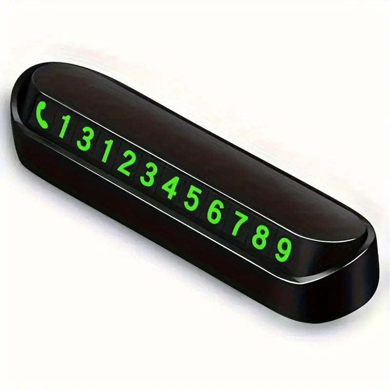 Car Phone Number Display Plate