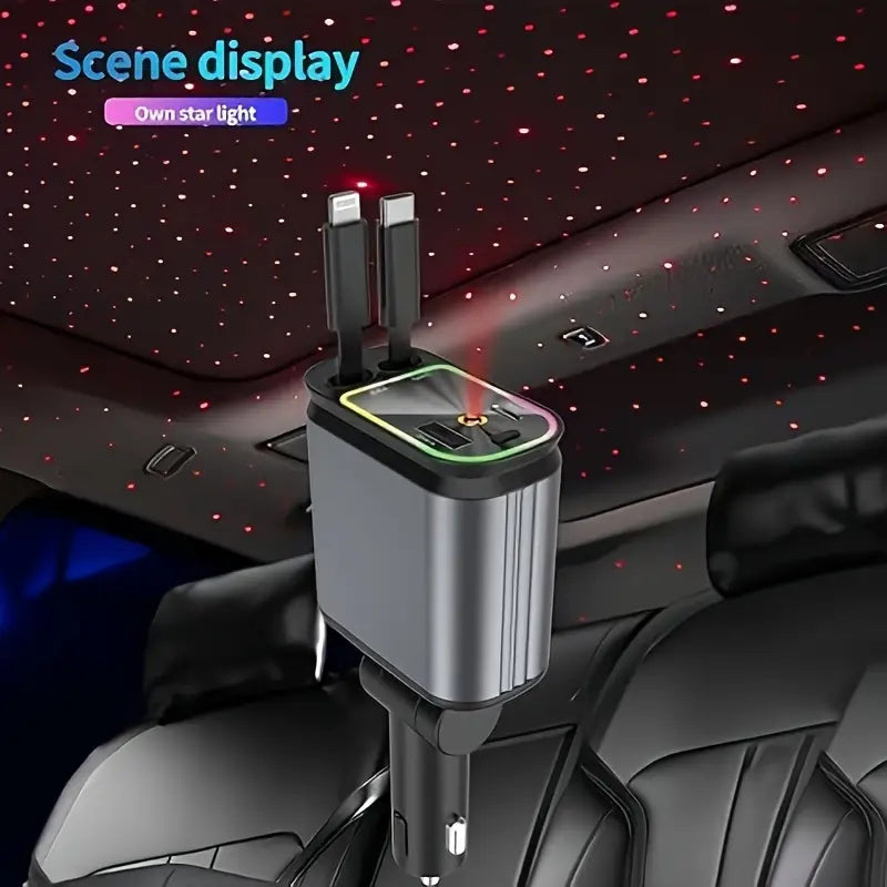 Car Charger with Soft Ambient LED