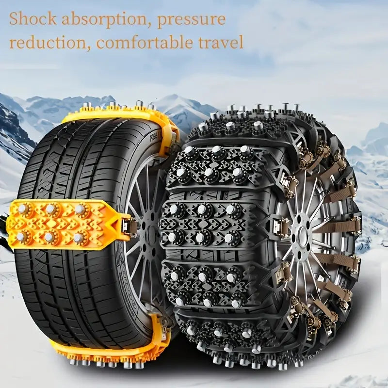 6 Pcs Anti-Skid Car Tire Chains