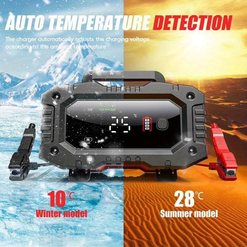 Car & Motorcycle Battery Charger