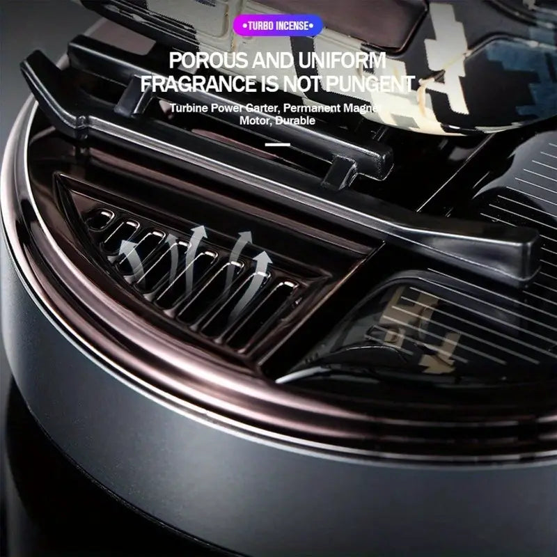 Solar-Powered Helicopter Car Air Freshener – Fun & Unique
