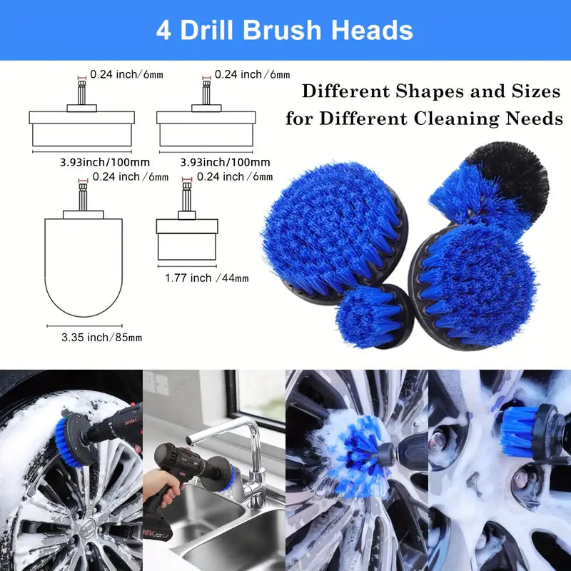 Car Detailing Brush Set