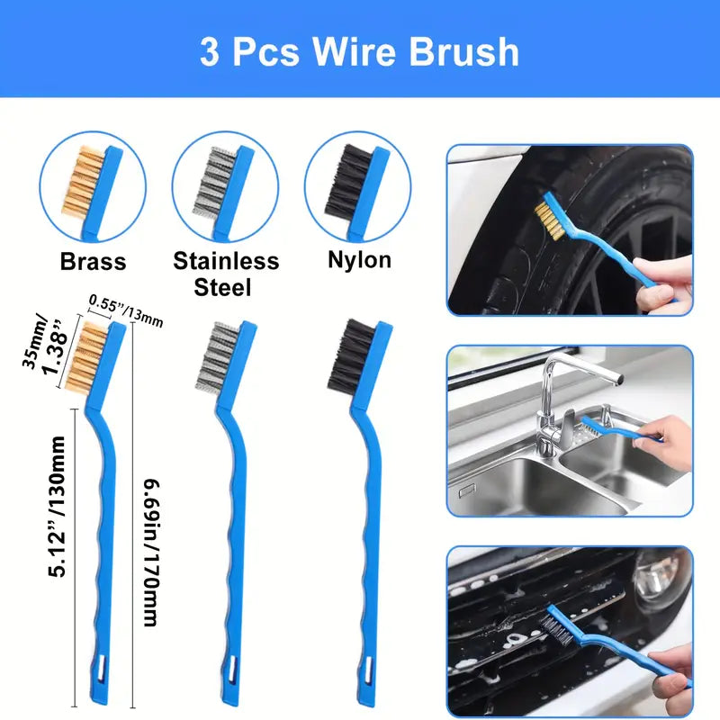 Car Detailing Brush Set