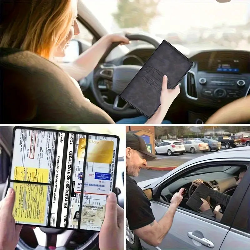 Car Document Holder – Vehicle Paper Organizer