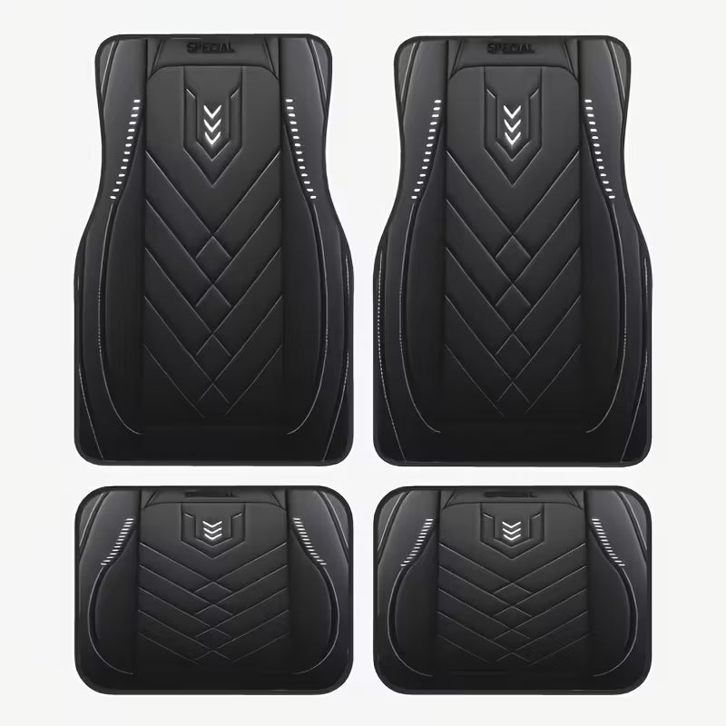Set of 4 Anti-Slip Car Floor Mats