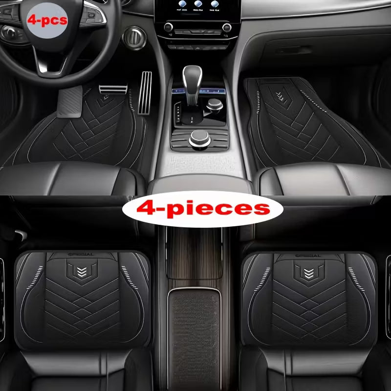Set of 4 Anti-Slip Car Floor Mats