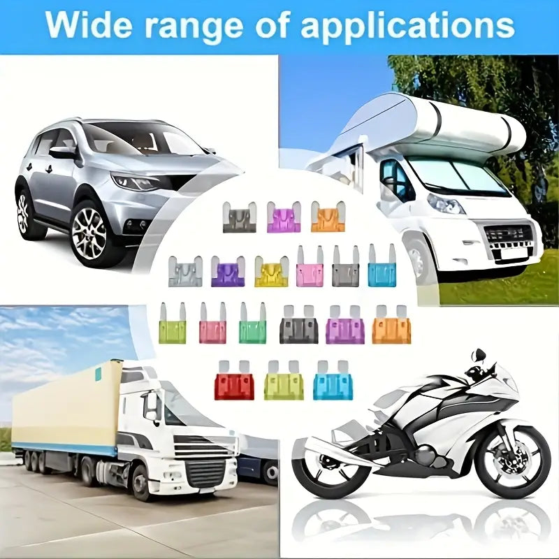 300PCS Car Fuse Kit – Automotive Assorted Fuses Set