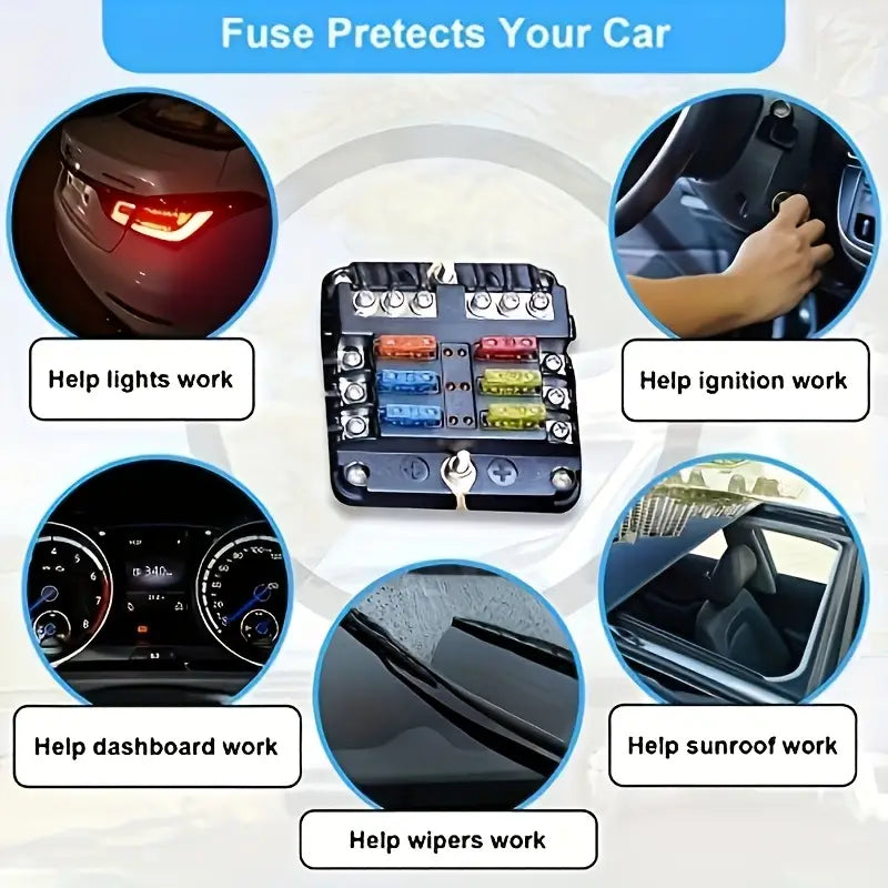 300PCS Car Fuse Kit – Automotive Assorted Fuses Set