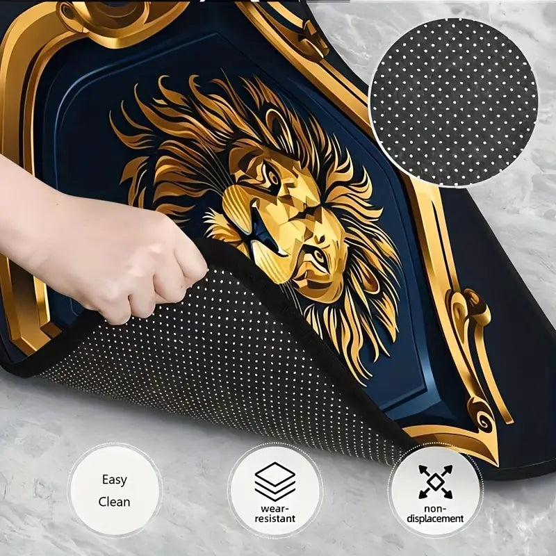 Lion Emblem Trunk Mat