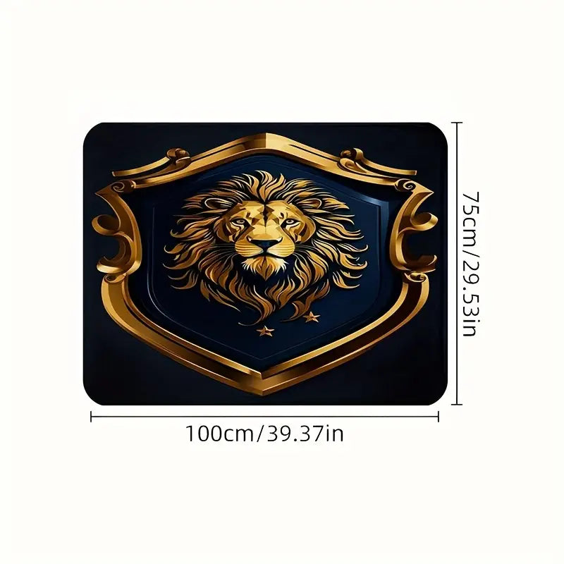 Lion Emblem Trunk Mat