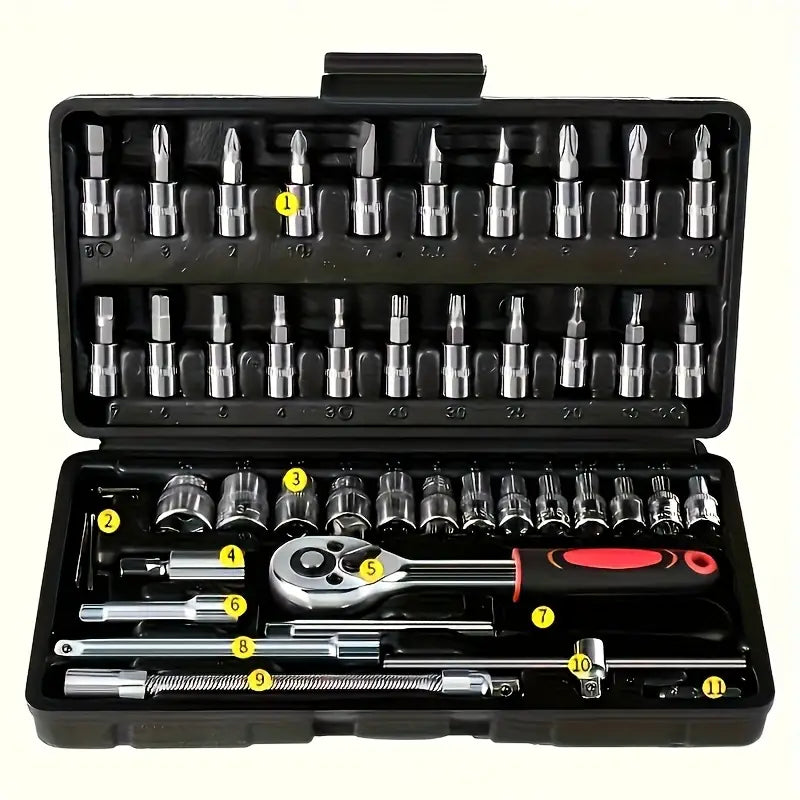Portable Car Repair Tool Set – Complete Automotive Kit