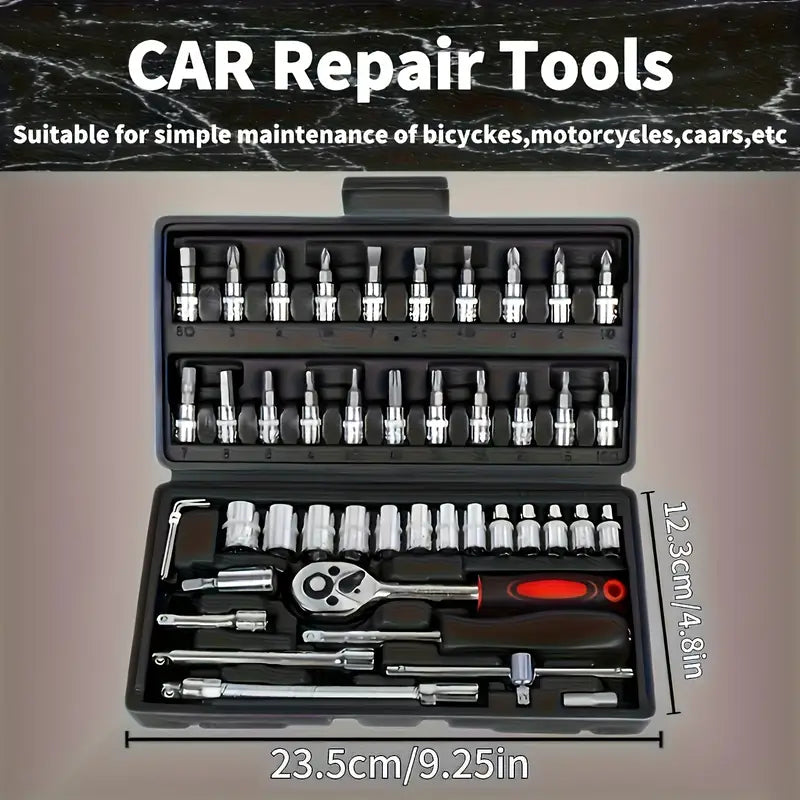 Portable Car Repair Tool Set – Complete Automotive Kit