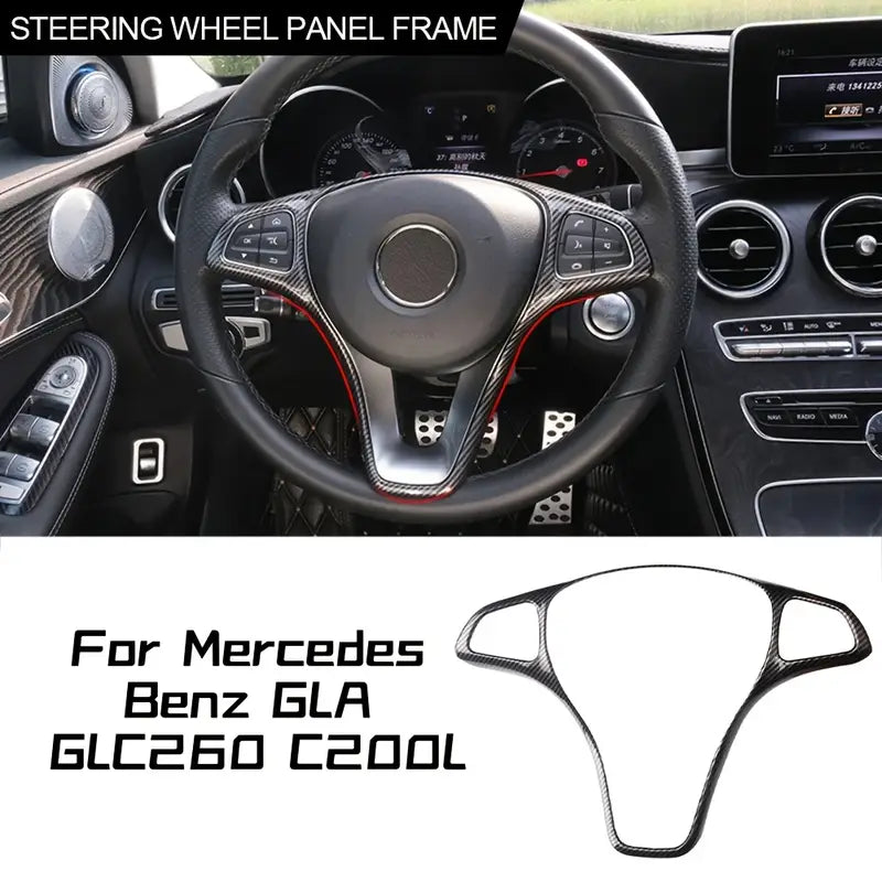 Carbon Fiber Steering Wheel Cap for Mercedes-Benz