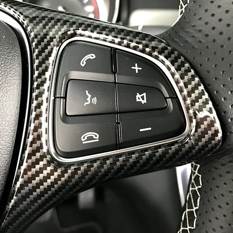 Carbon Fiber Steering Wheel Cap for Mercedes-Benz