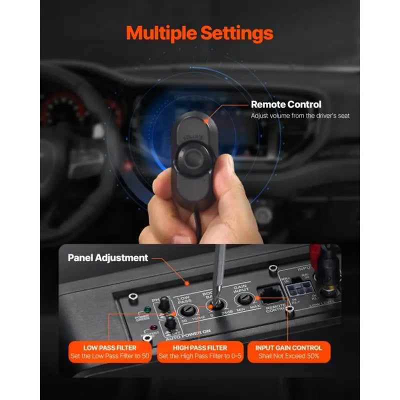 240W Compact Car Amplifier