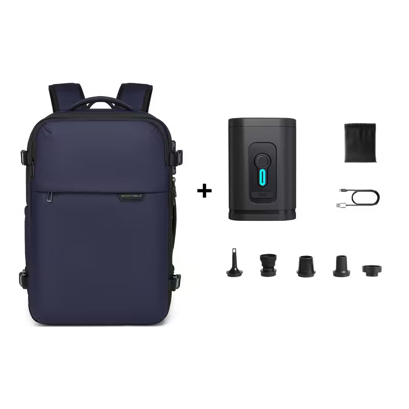 HUABUPS 45L Expandable Backpack with Vacuum Seal