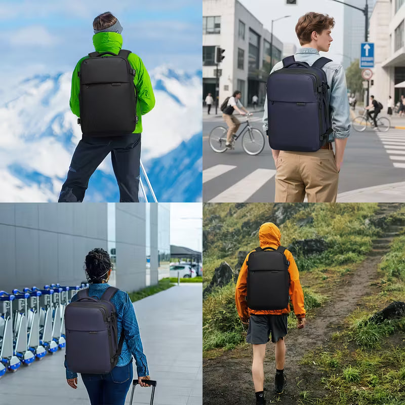 HUABUPS 45L Expandable Backpack with Vacuum Seal