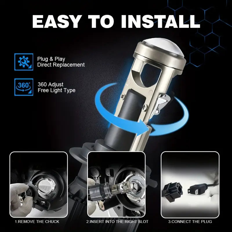 2x H7 Headlight Bulbs 2025