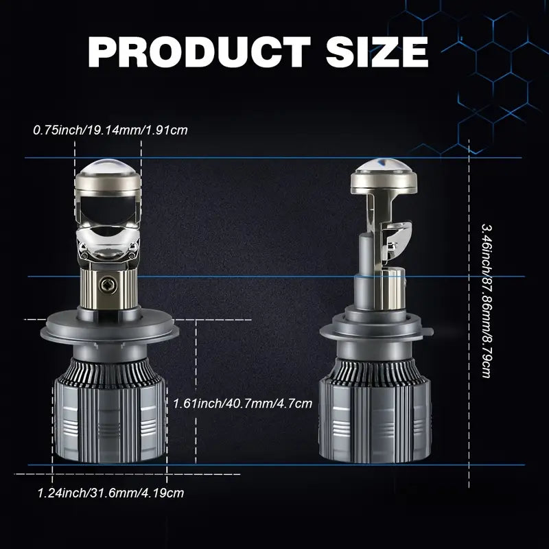2x H7 Headlight Bulbs 2025