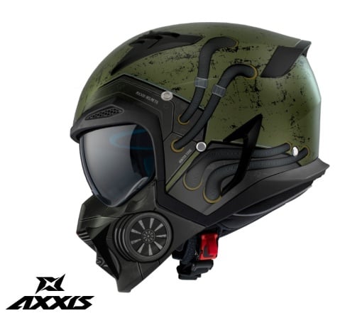 Axxis Hunter SV Toxic C6 Matte Green Helmet