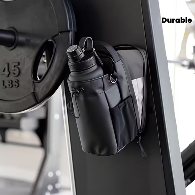 Magnetic Water Bottle Holder with Adjustable Strap