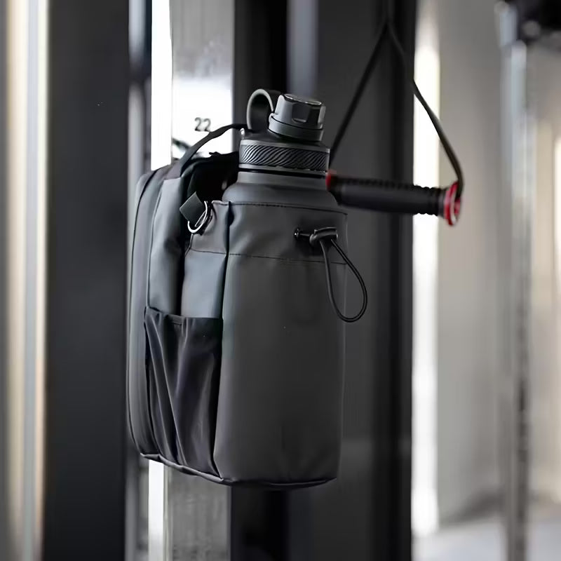 Magnetic Water Bottle Holder with Adjustable Strap