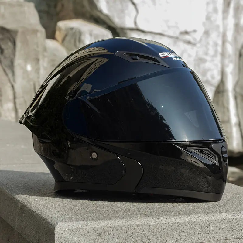 Motorcycle Helmet with Dual Visor