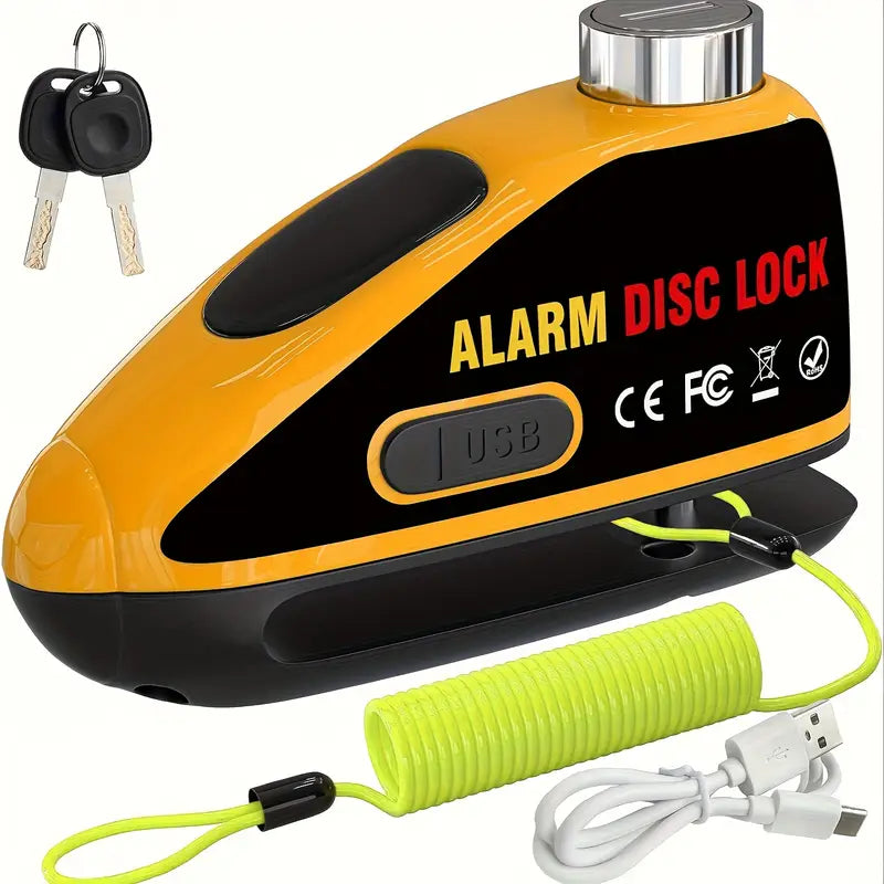 Anti-Theft Motorcycle Disc Lock Alarm