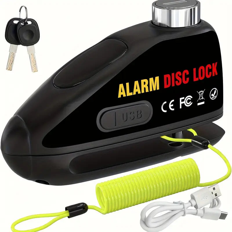 Anti-Theft Motorcycle Disc Lock Alarm