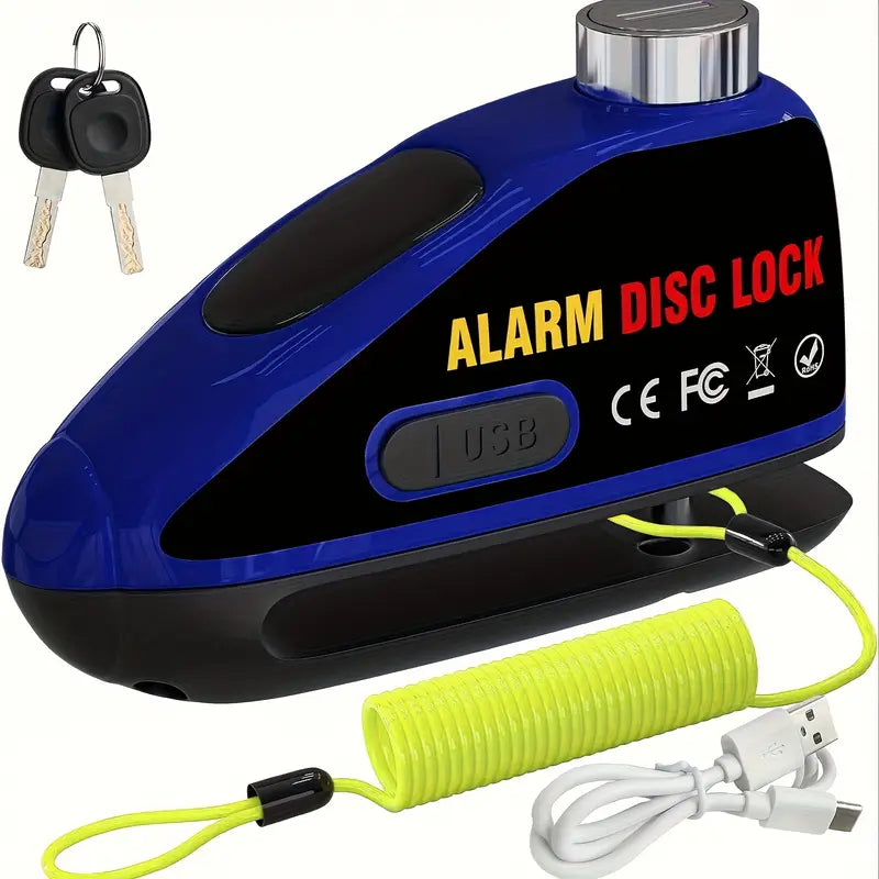 Anti-Theft Motorcycle Disc Lock Alarm