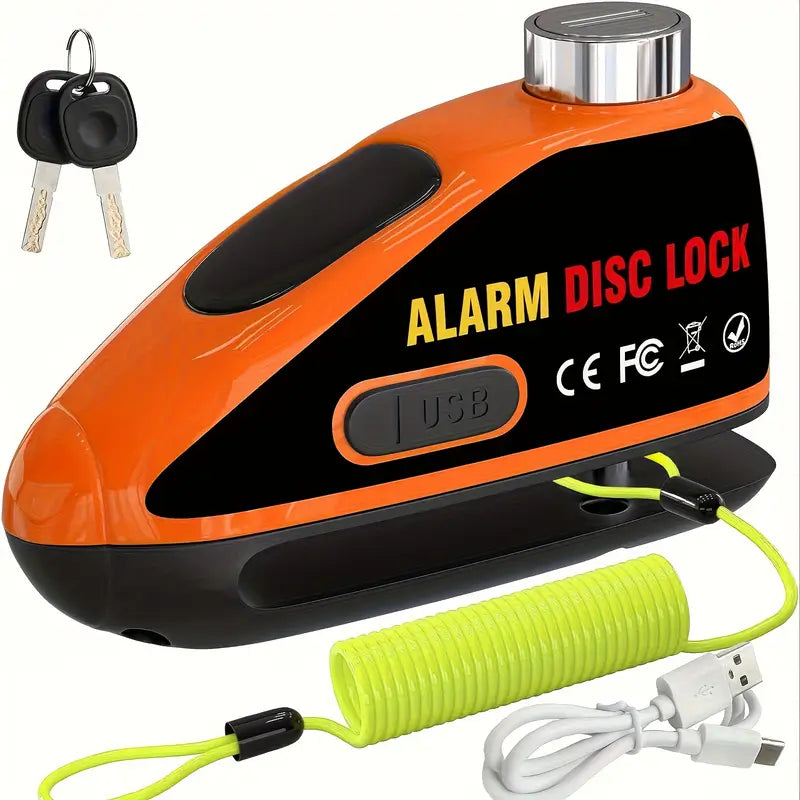 Anti-Theft Motorcycle Disc Lock Alarm