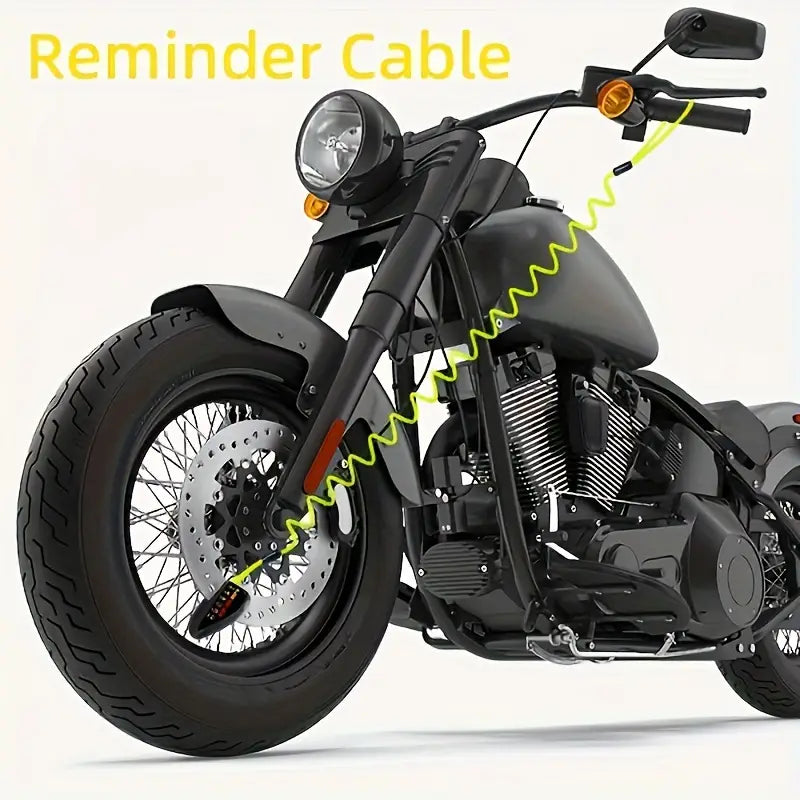 Anti-Theft Motorcycle Disc Lock Alarm