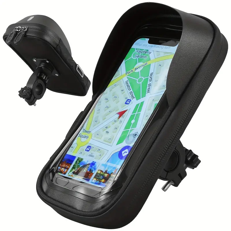 Motorcycle Phone Holder with 360° Rotation