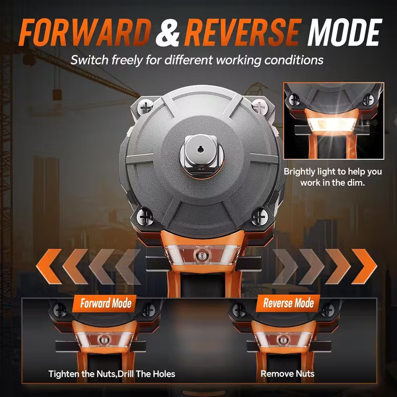 Rechargeable Multifunctional Electric Screwdriver with Drill Function