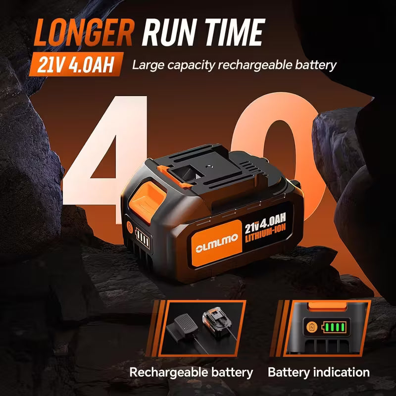 Rechargeable Multifunctional Electric Screwdriver with Drill Function