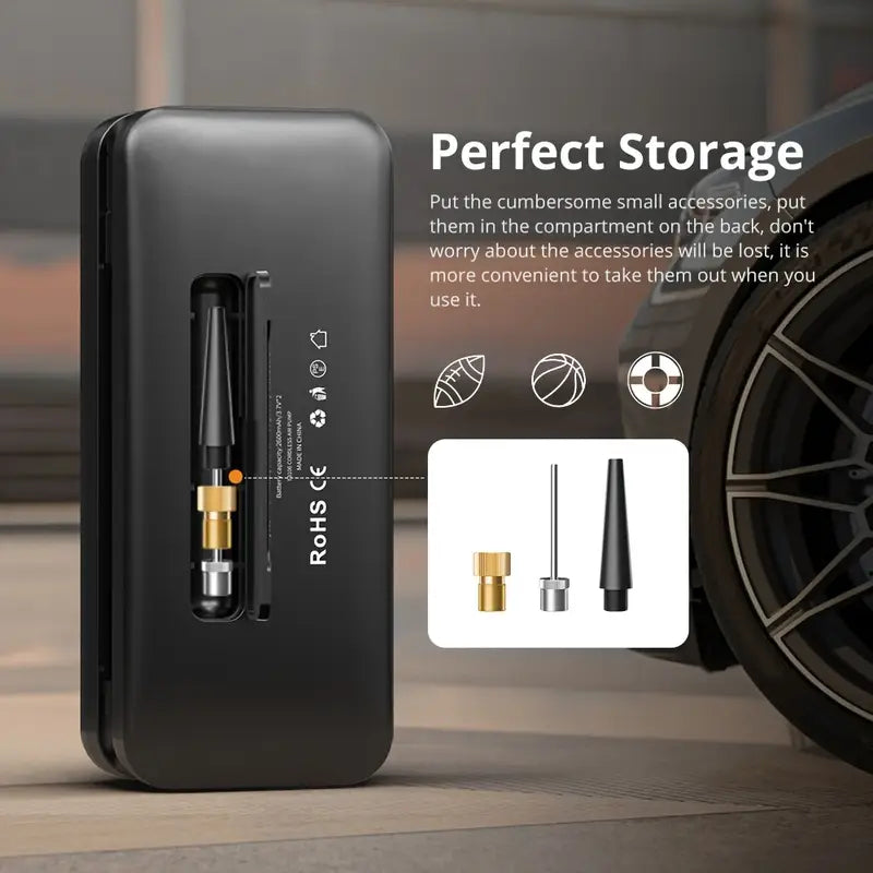 Portable Electric Air Pump with SOS Light