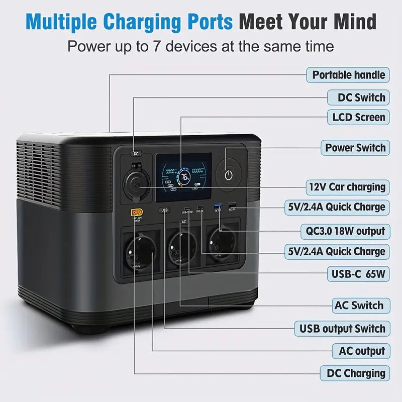 Portable Outdoor Energy Storage Station