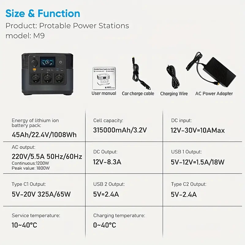 Portable Outdoor Energy Storage Station