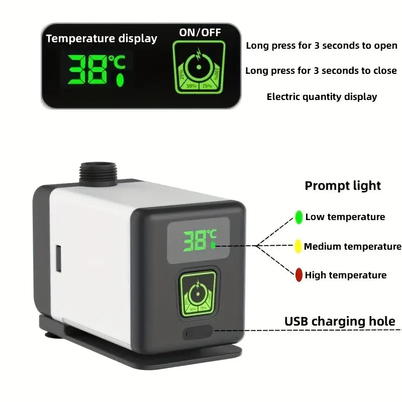 Portable Shower with Large Battery