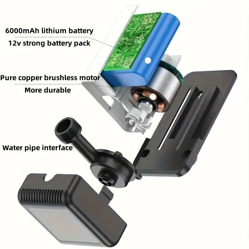 Portable Shower with Large Battery