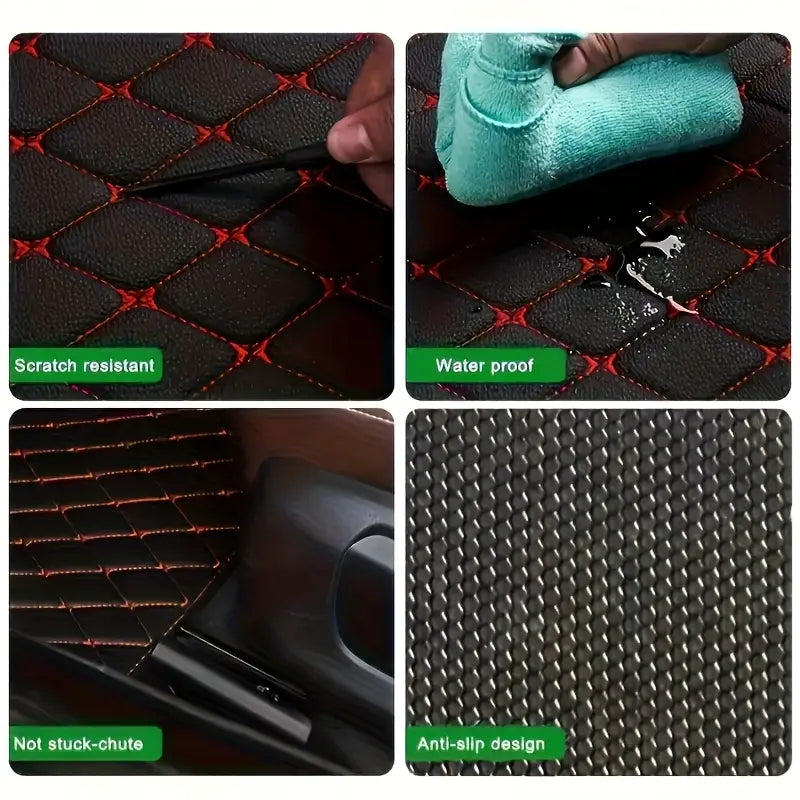 Premium PU Leather Car Mats