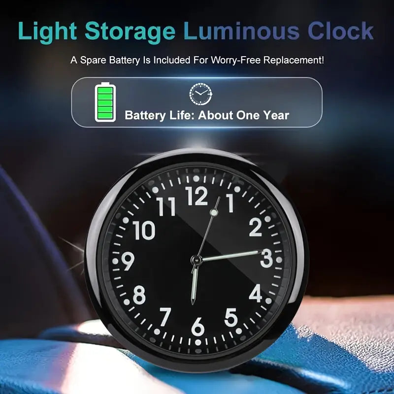 Premium Mini Quartz Car Clock