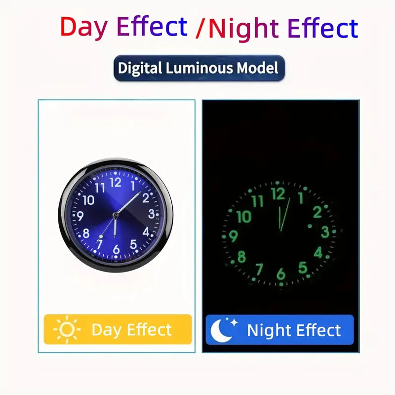 Premium Mini Quartz Car Clock