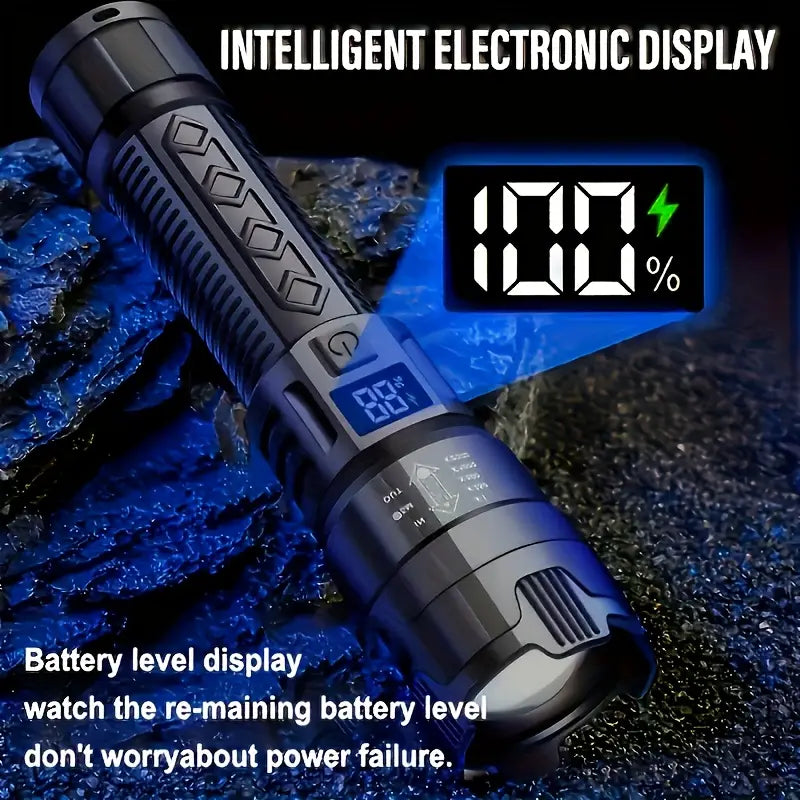 Set of 2 Rechargeable LED Flashlights